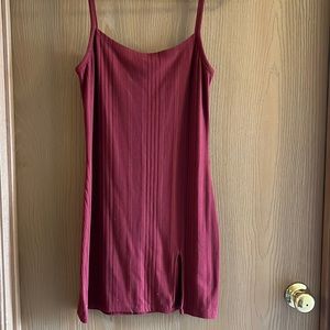 Women’s red dress